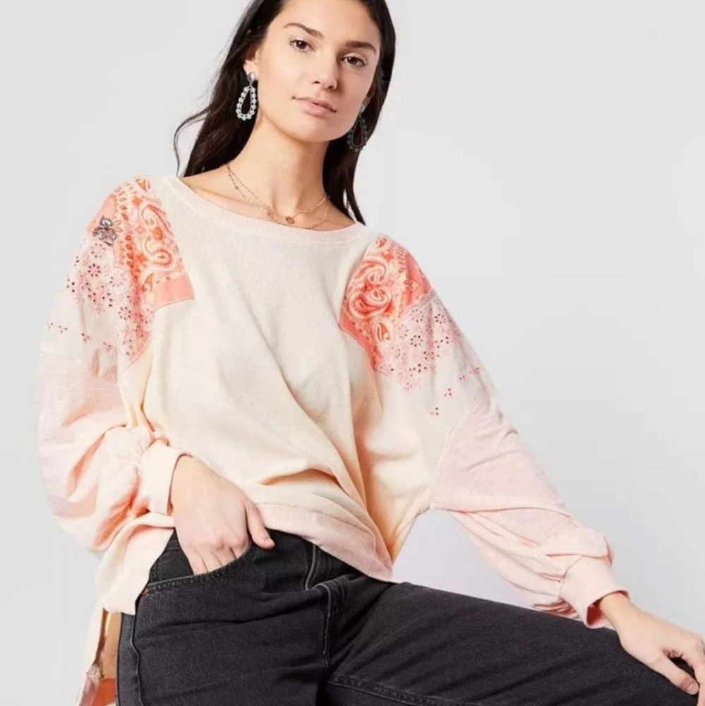 Free People We the Free Feelin' It Alabaster Top